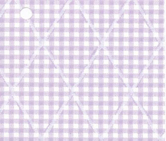 Dollhouse Miniature Pre-pasted Wallpaper, Lavender Check Trellis